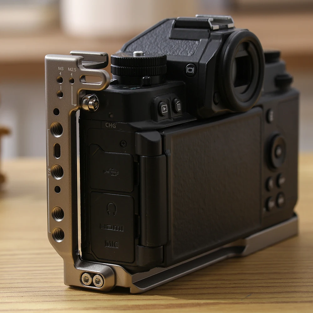 YANZUO Quick Release Rabbit Cage ZF Camera Modular Cage with Aka Plate Kit for Nikon ZF Aluminum Stabilizer Protective Frame - Image 4