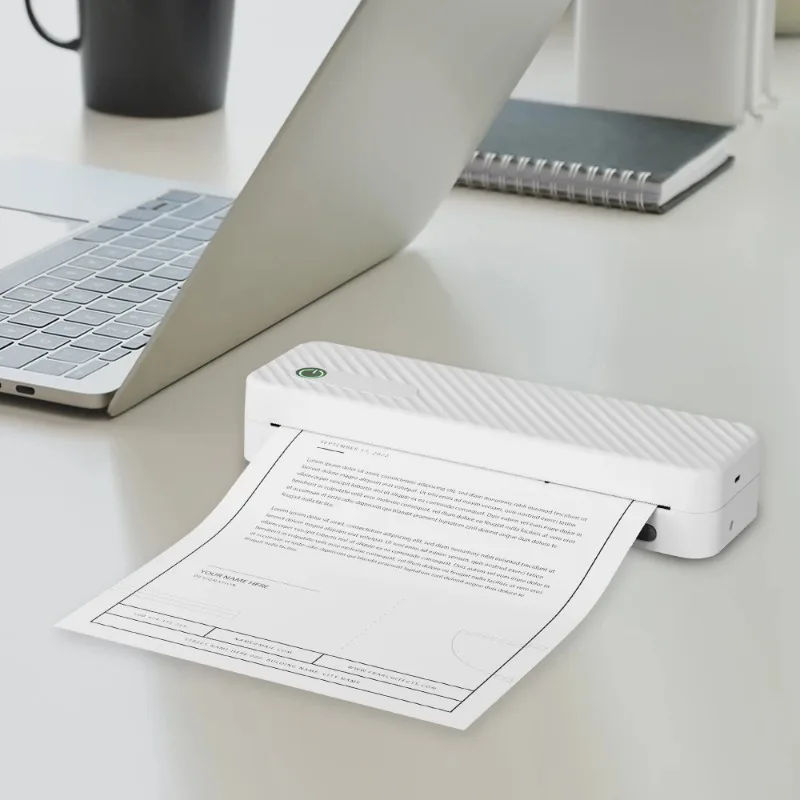 

Factory Price Portable A4 Size Mini Wireless Thermal Printer Mobile with Bluetooth in Stock