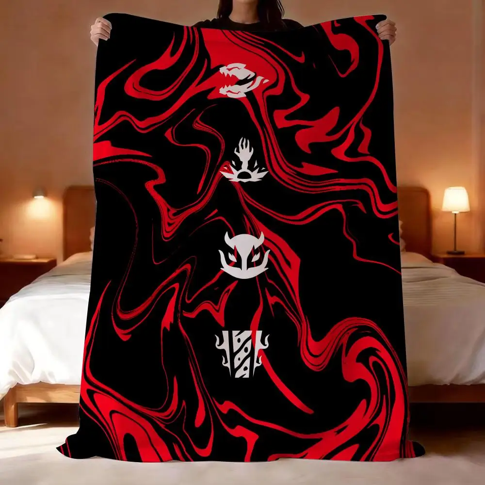 Video Game Valorant Throw Short Plush Throw Blanket Soft Skin-Friendly Multi-Scene Home Office