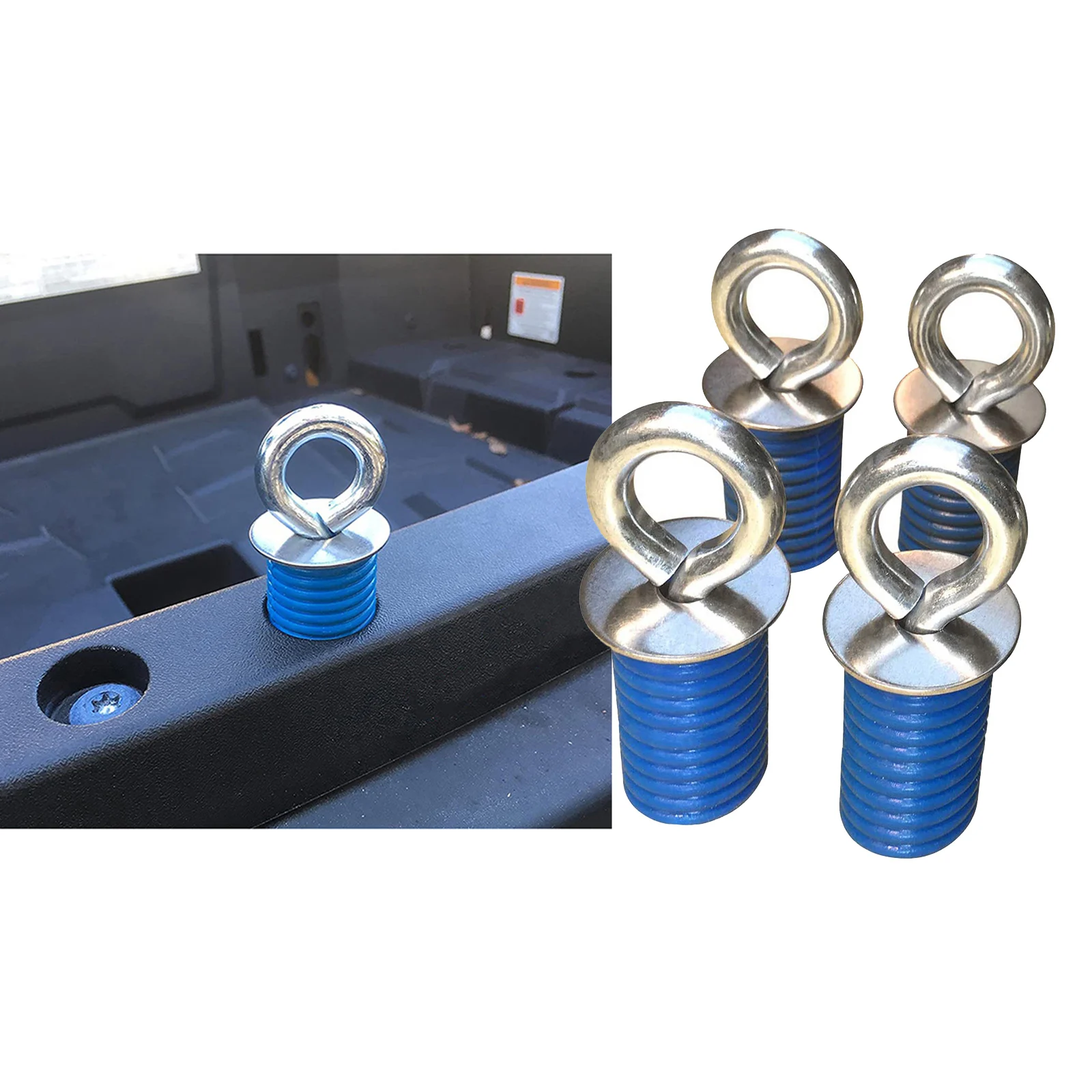

4 Pieces Anchors Tie Down for Polaris RZR Lock and Ride ACE Accessories