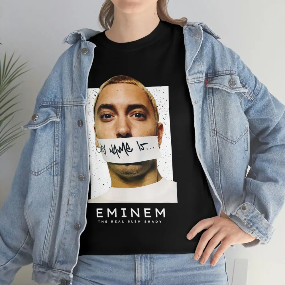 Eminem T Shirt Slim Shady Shirt 90s Vintage Rap Hip Hop Tee Music Merch T-Shirt