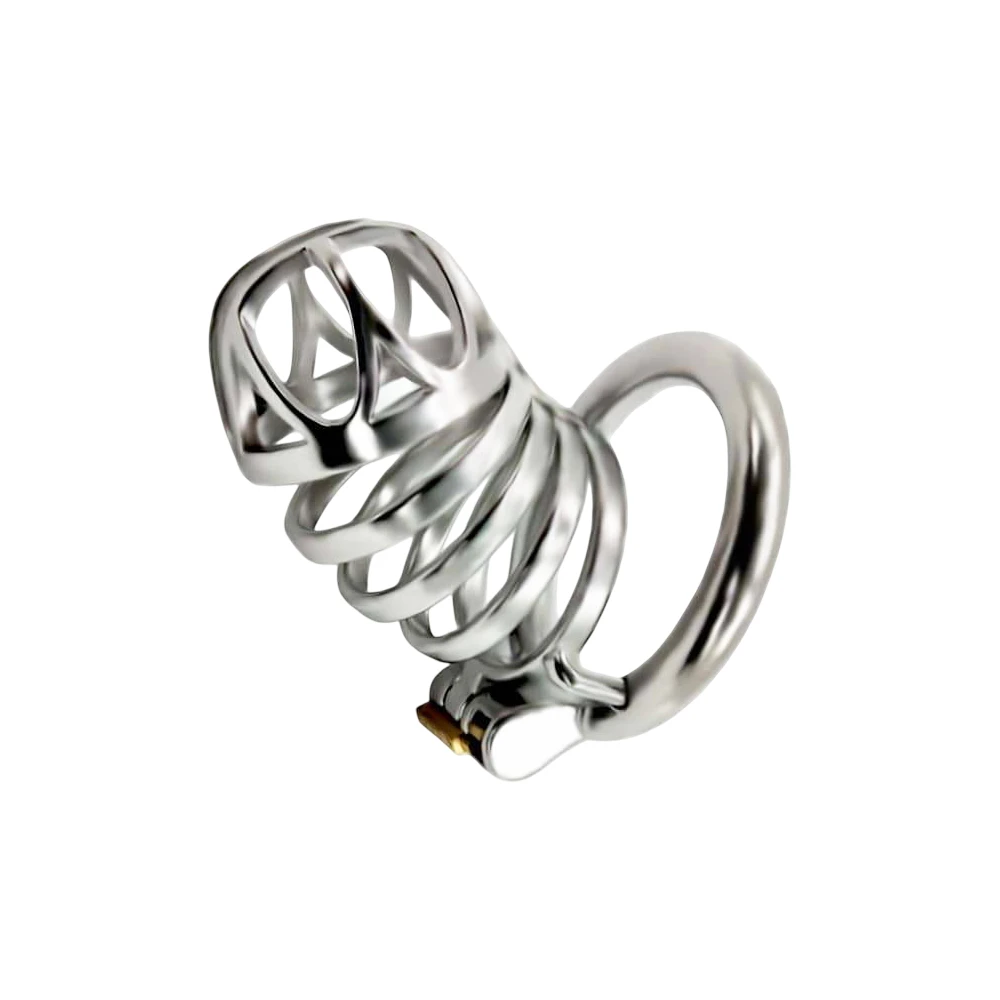 FRRK 43 Dormant الجوف العفة حزام قفص القضيب المدمج في قفل دور اللعب المثيرة الكبار لعبة الجنس للرجال مثلي الجنس Sexshop القضيب الامتناع عن ممارسة الجنس #4