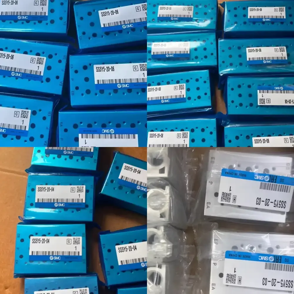 

SMC Original Manifold Plate SS5Y5-20-02/03/04/05/06/08/09/10/12/13 Solenoid Valve Manifold Plate Base