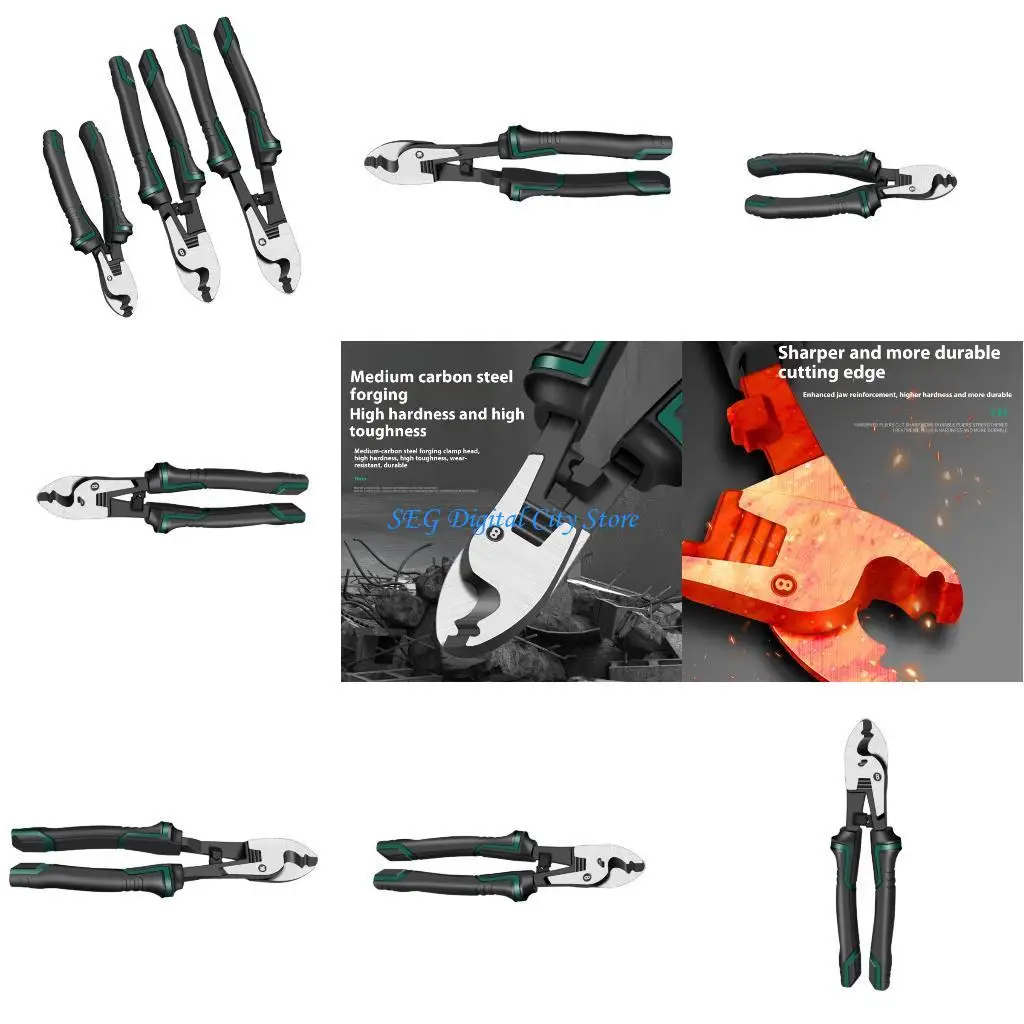 

U75B Heavy Gauge Cable Cutting Pliers Featuring Ergonomic NonSlip Handle For Extended Use