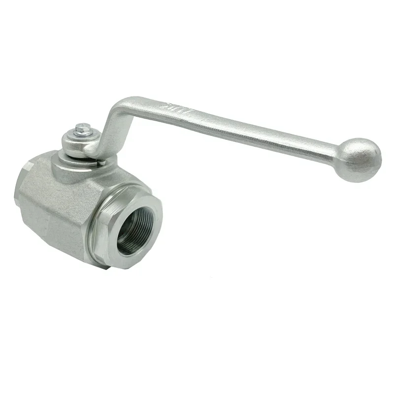 Stainless Steel 2-Way High Pressure Hydraulic KHM-NPT Ball Valve 1-1/4