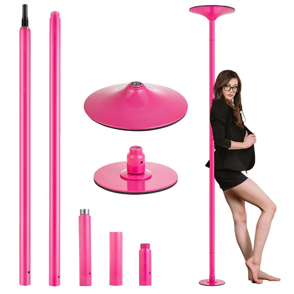 

Pink Powder Coated Portable Pole Dance Pole Sports & Entertainment Product Easy-to-Carry Tubo Portatil