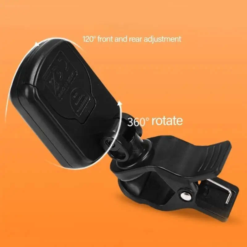 M5TC Rotating Digital Electronic Tuner Acoustic Guitar Bass Violin Ukulele Tuner