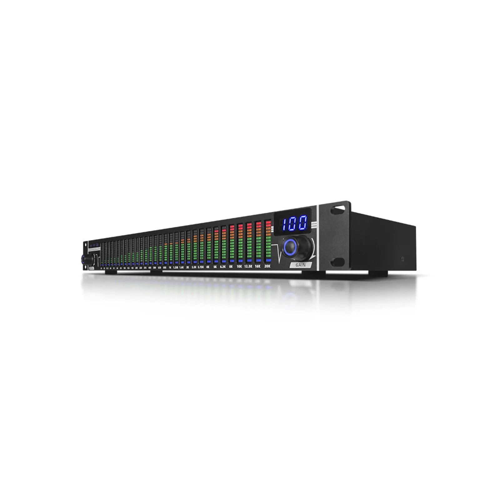 좋은 110V/220V 블랙 EQ-A31 프로페셔널 31밴드 이퀄라이저 디지털 이퀄라이저 (스테이지, 가정, 가라오케, 스튜디오용)