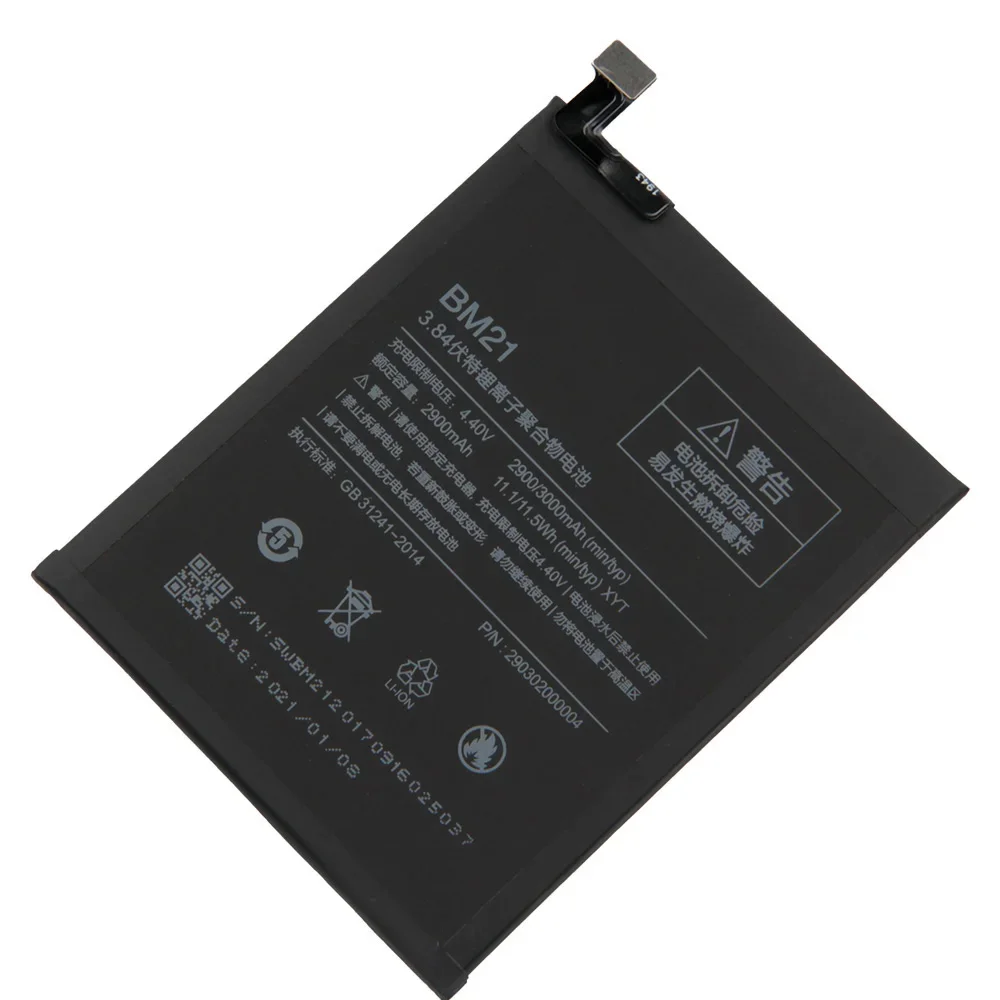 

Сменный аккумулятор BM21 для аккумулятора телефона XiaoMi Note 5,7 дюйма Redmi Note Mi Note
