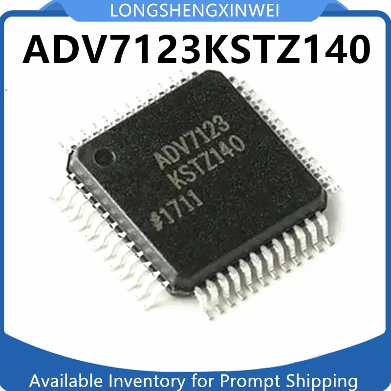 1PCS ADV7123KSTZ140 ADV7123 QFP48 NEW Digital To Analog Converter Chip New