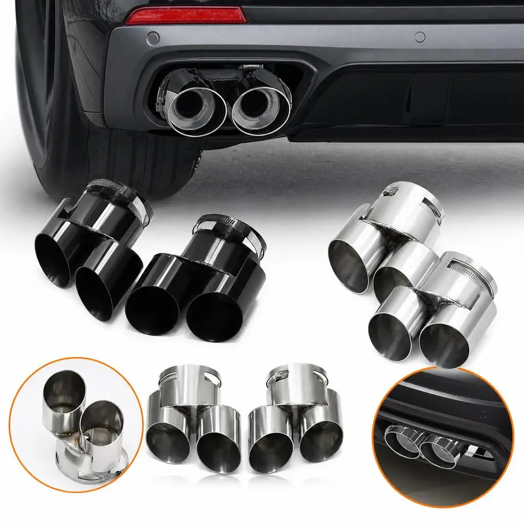 Image of 2 Stück Anpassung des Auspuffrohrs für BMW X5 G05 / X6 G06 / X7 G07