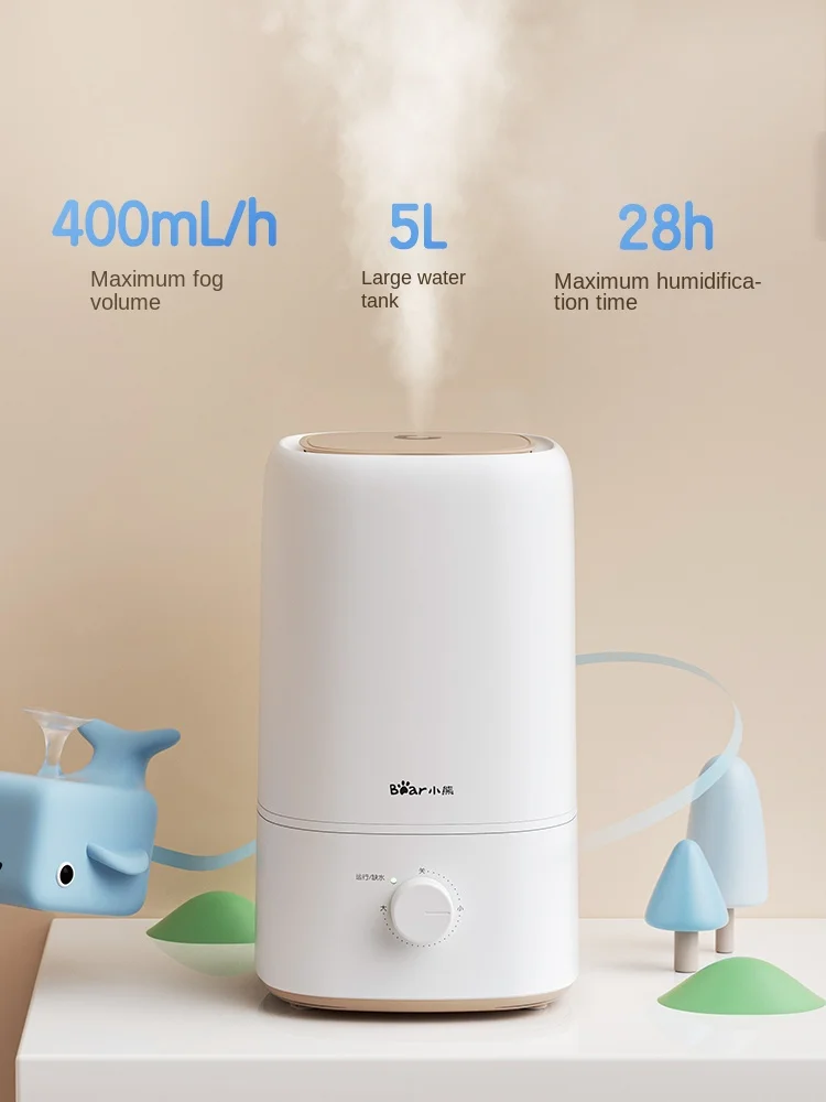 Humidifier Household Non-Static Light Sound Bedroom Pregnant Mom and Baby Small Air Conditioner Large Spray Gas