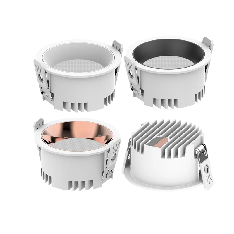 

Встраиваемый антибликовый светодиодный потолочный светильник 7 Вт 12 Вт 15 Вт с регулируемой яркостью 85-265 В Потолочный светильник Точечный светильник 24 Вт 30 Вт Домашнее освещение для гостиной Спальни