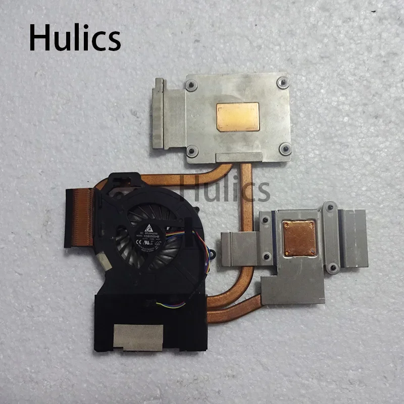 Hulics Used For HP Pavilion DV6-6000 Dv6 DV7-6000 DV7 Cooling Heatsink With Fan 653627-001 650797-001 665309-001