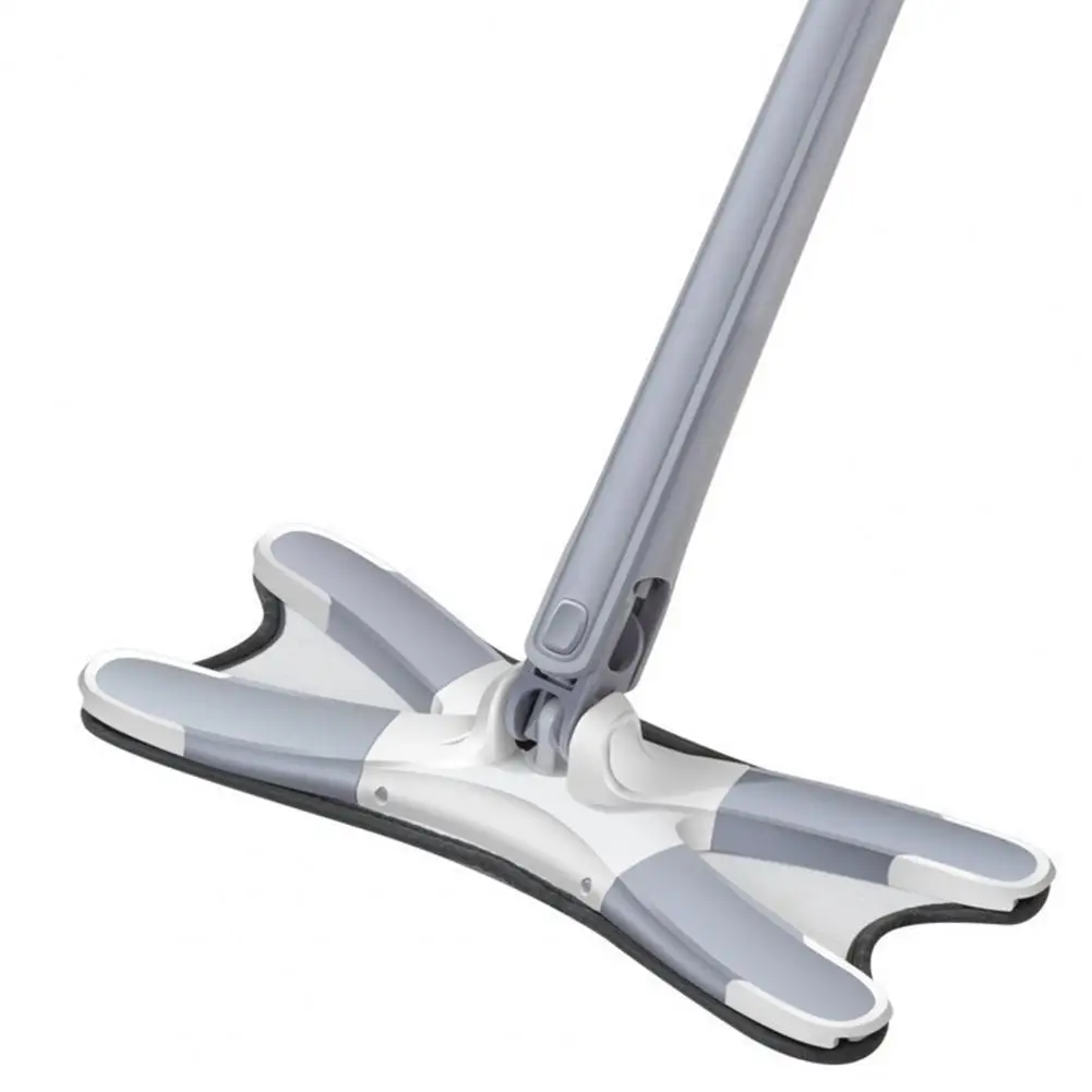 Butterfly Mop X-type Flat Mop System Dual Use Dry Wet No Wash Mop 360-degree Rotating Head for Home Bathroom Floors
