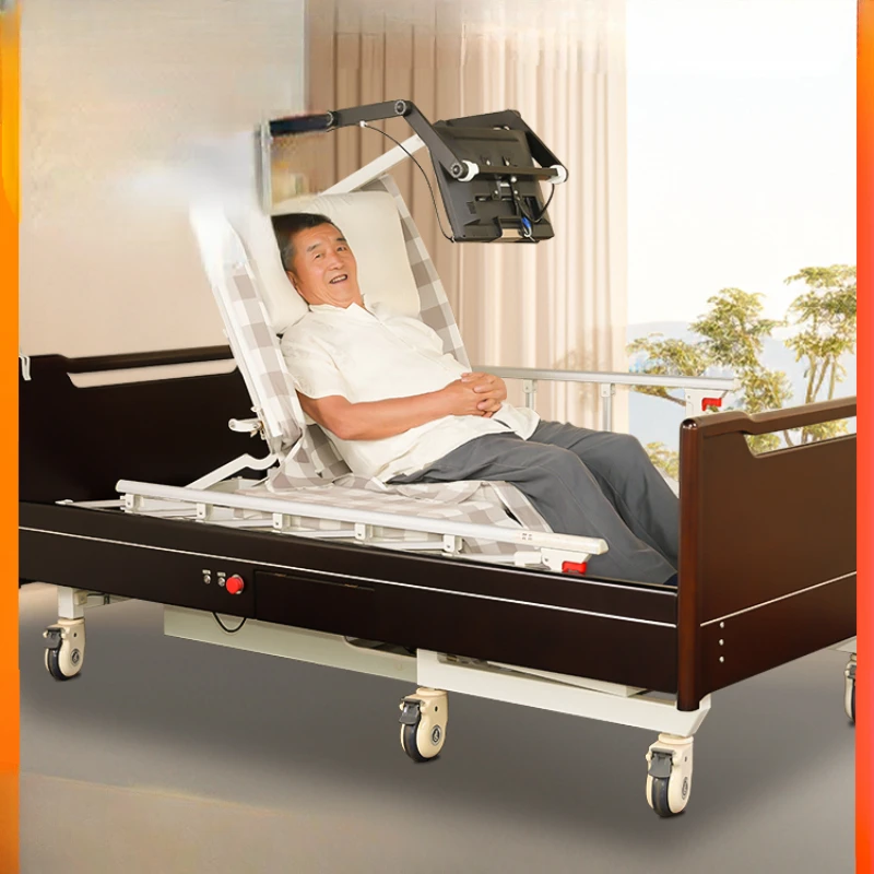 

Nursing bed eye control paralyzed elderly automatically turn over and lift back electric