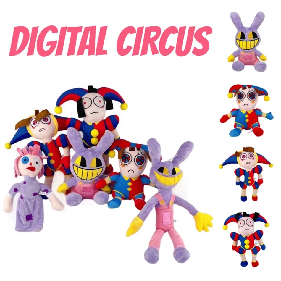 Das erstaunliche digitale Zirkus Plüsch tier Anime niedlichen Cartoon Zirkus Clown Kaninchen weiche