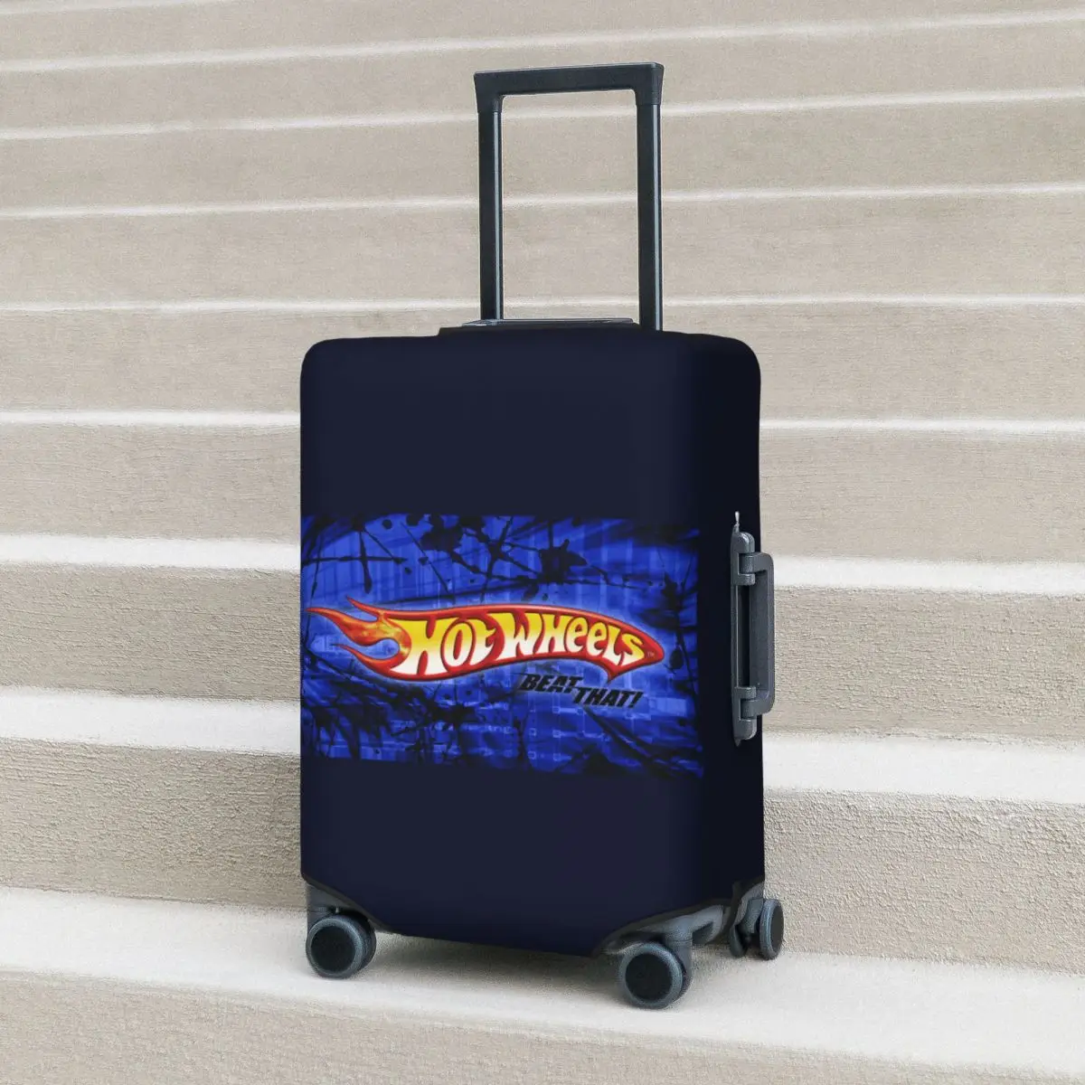 

Hot Wheel Vintage Collector Car (8) Suitcase Cover Protection Elastic Travel Luggage Protector Covers for 18-32 Inch