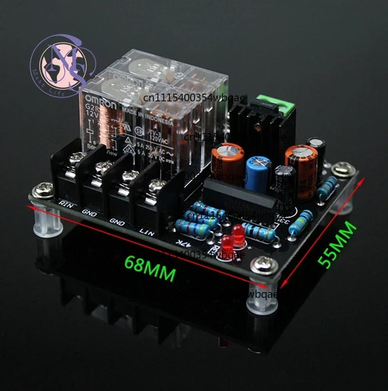 ZOCI-FOR-UPC1237 Speaker Protection Board Dual Relay AC12-18V 300W+300W Stereo Delay, Replacement Parts
