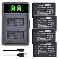 1300mAh LP-E17 LPE17 LP E17 aparat bateria + nowy LED ładowarka z podwójnym portem USB do Canon 200D M3 M5 M6 750D 760D T6i T6s 800D 8000D