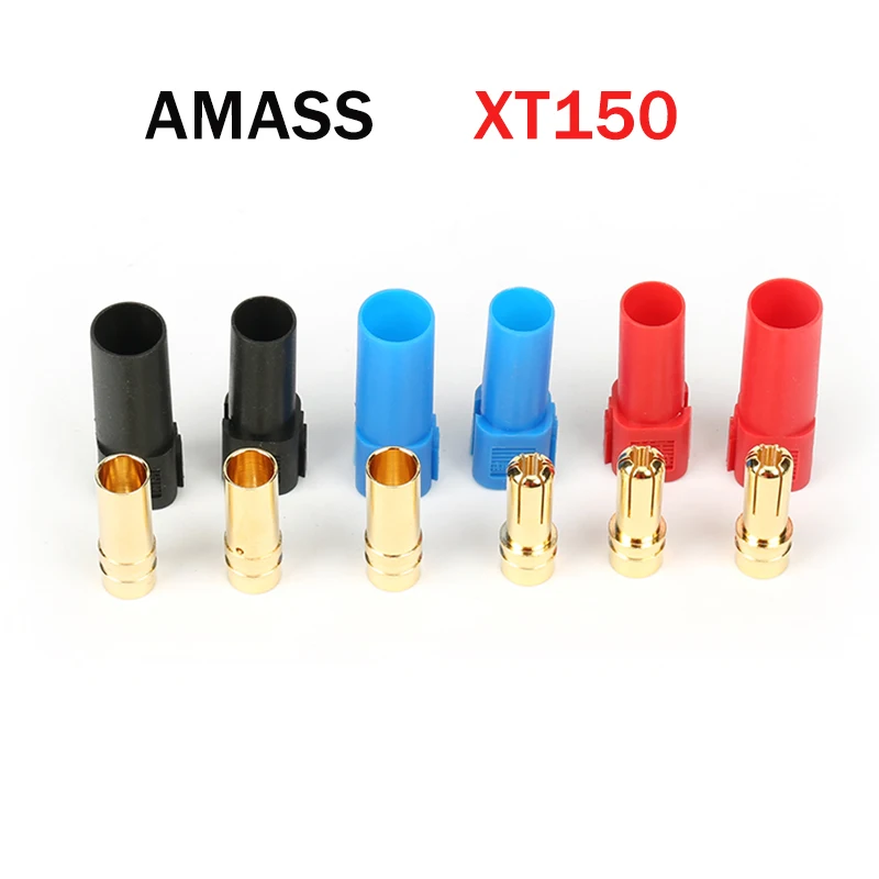 3 Pair AMASS XT150 Connector Adapter 6mm Male/Female Plug High Rated Amps Connector For RC LiPo Battery