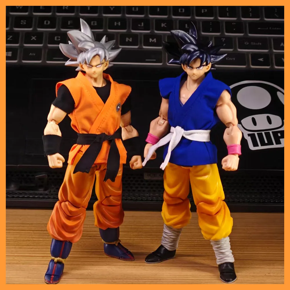 [Solo ropa] Shf 1/12 Sun Wukong bata taoísta bata de práctica bata de artes marciales bata de tela para modelo de figura de acción de 6 pulgadas