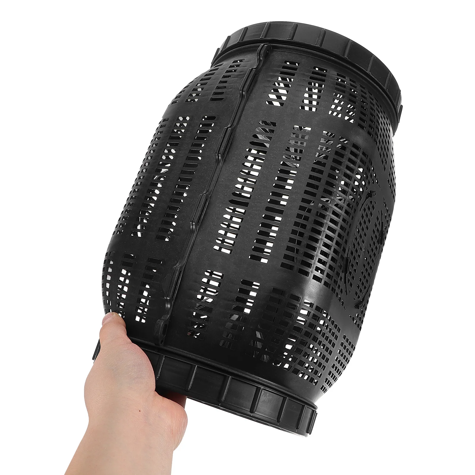 

Large Escapeproof Fish Net Cage Round Aquarium Breeding Box Durable Metal Mesh Cage For Ponds Lakes Rivers Fishing