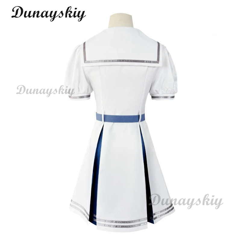 Ave Mujica はかわつむぎ コスプレ アニメ バンドリ！ コスチュームウィッグ夏 Tシャツドレス学校制服女性かわいいキャンパススーツ