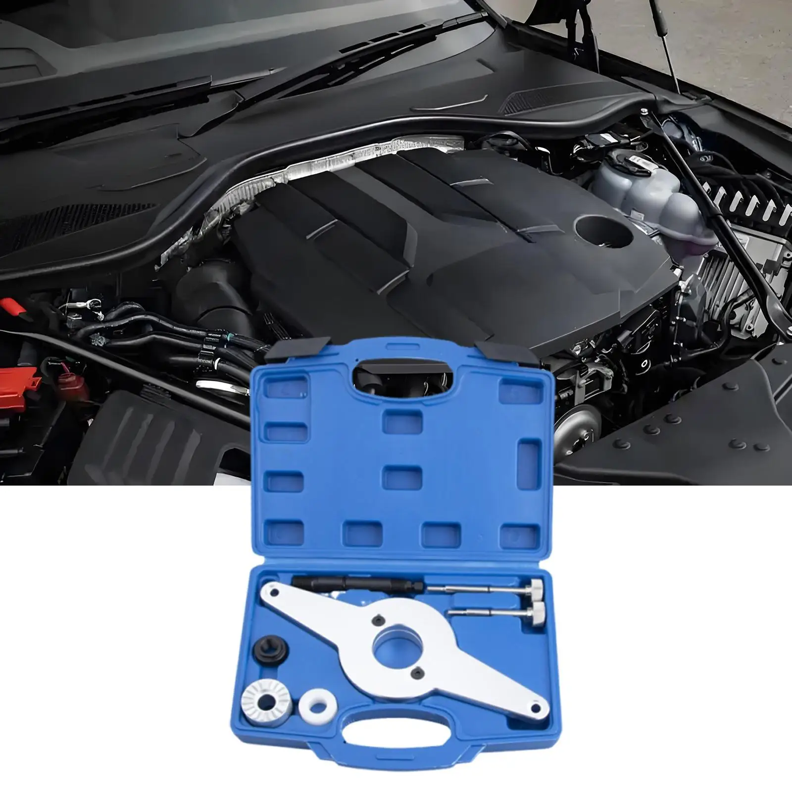 

Инструмент для шкива коленчатого вала, гаечный ключ, легко устанавливаемые запасные части, удерживающий кривошип