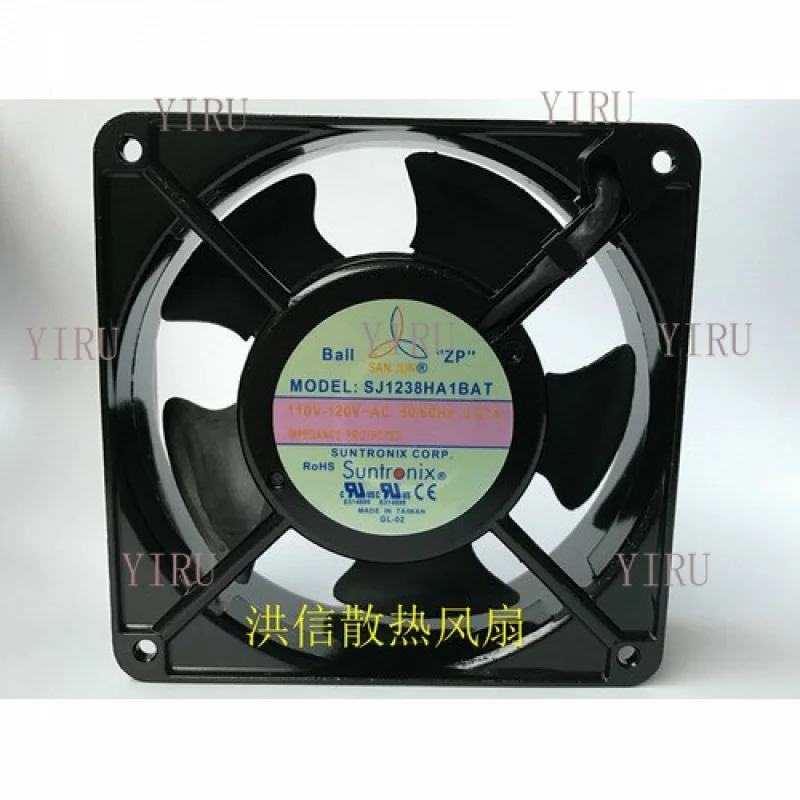 

L 1pcs for SJ SJ1238HA1BAT 110V 0.27A 12038 axial flow aluminum frame cooling fan