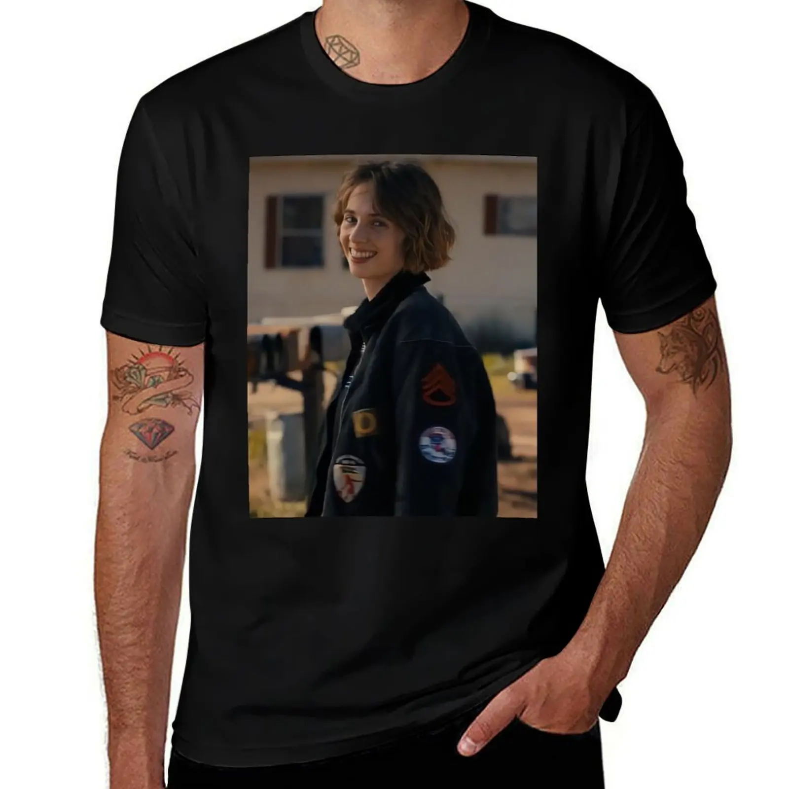 Maya Hawke - Poster/Print T-Shirt Work Comfort for Men T-Shirt