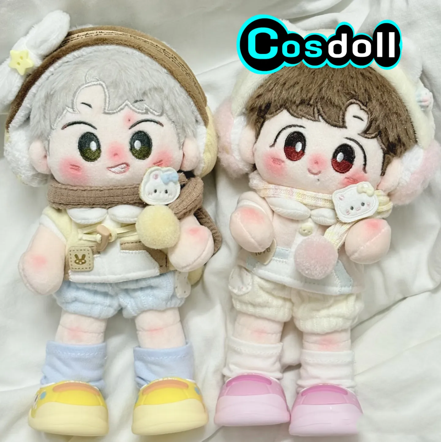 In Stock Original Wang Yibo Xiao Zhan Cool Guy Zao Bo Bo Guoguo Stuffed Plushies Doll Clothes Keychain Bag Anime Ornament  Toy