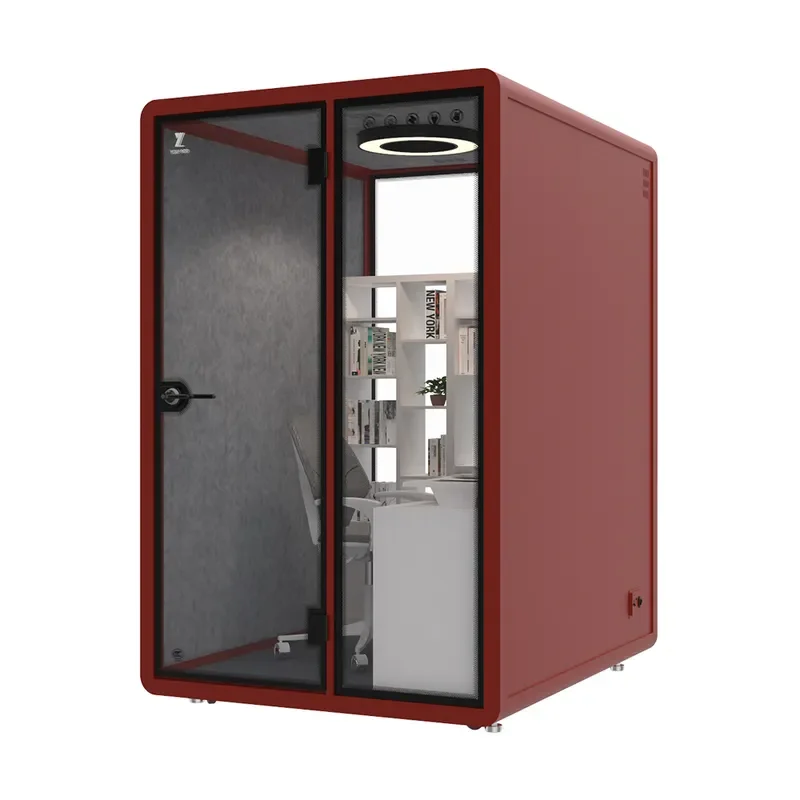 for Customized 35db Sound Insulation Pod Cabinet Recording Mini Booth Isolation Meeting Booth
