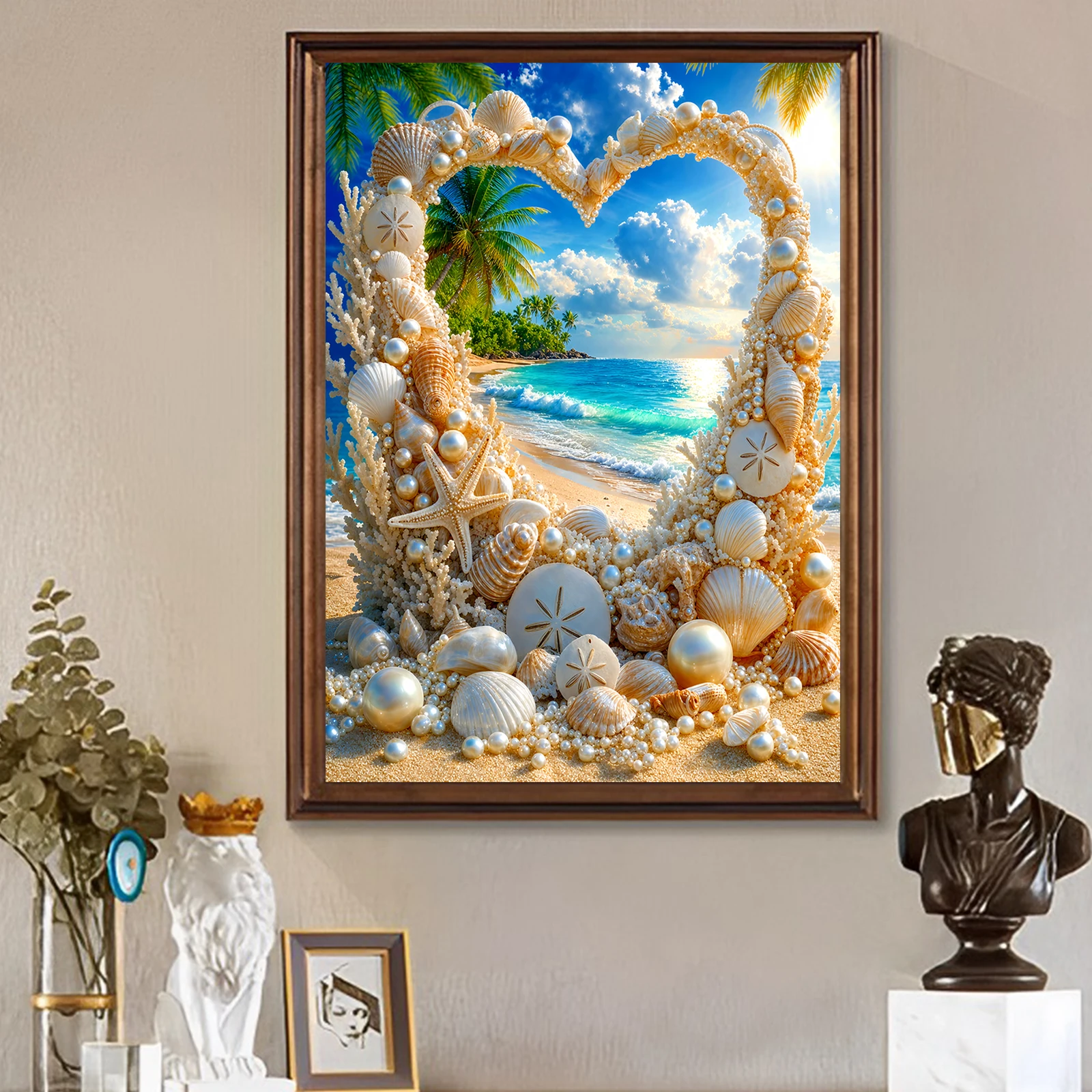 Plaża DIY 5D Okrągłe Diamentow – Art Craft Ideas For Adults recenzja i cena