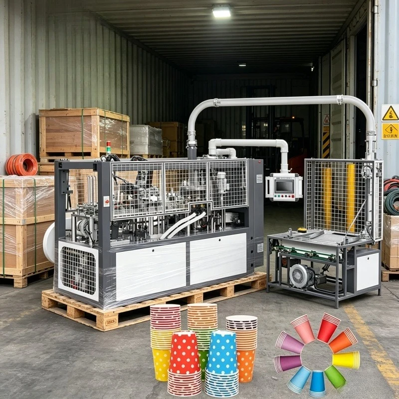 Fully Automatic Engine-Driven Motor Paper Cup Making Machine 380V 3.5KW 70-90 Pcs/Min Various Cup