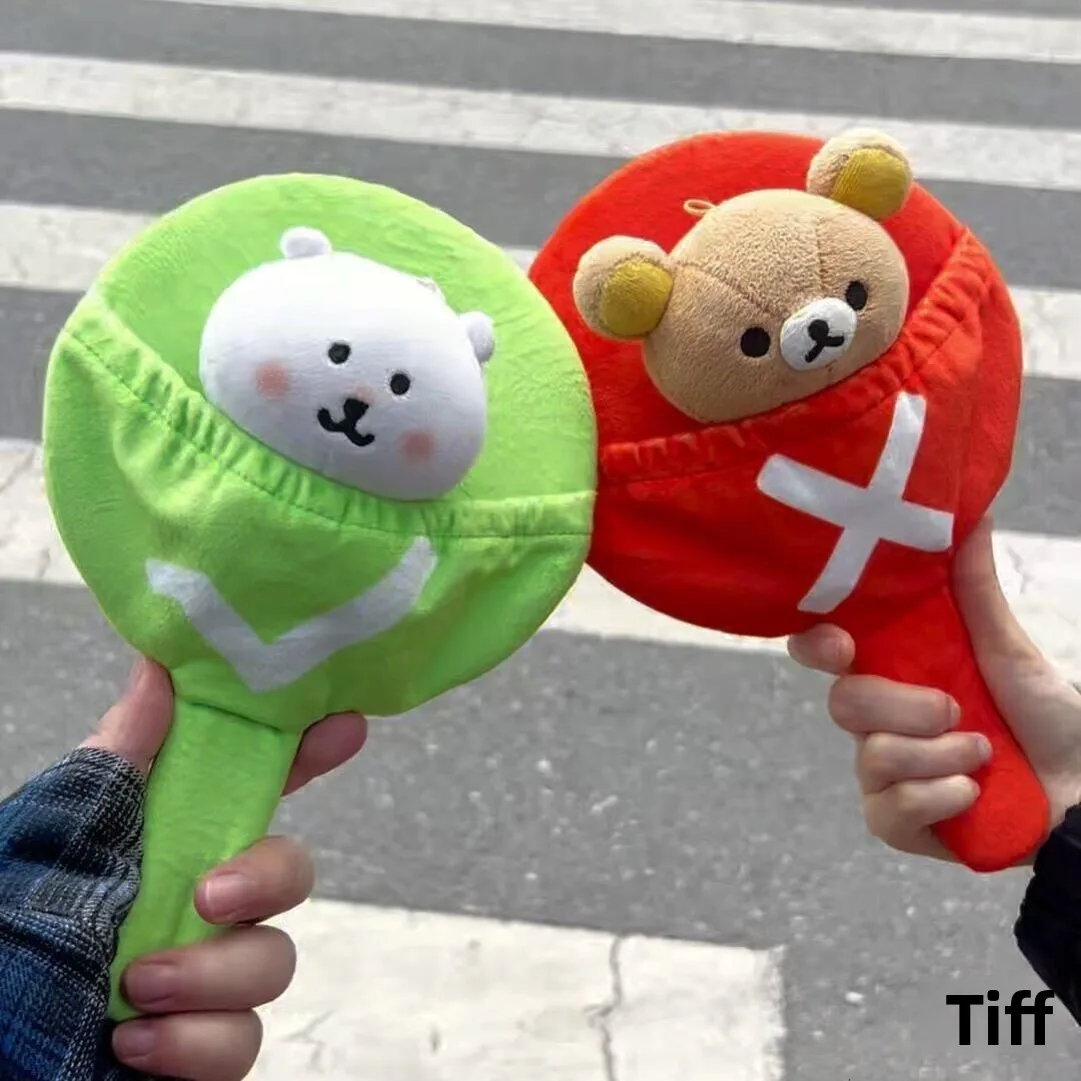 Creative Funny Plush Doll Bag Cotton Stuffing Photo Taking Punch Card Props Hand Holding Card Doll Bag Home Textile Pillow