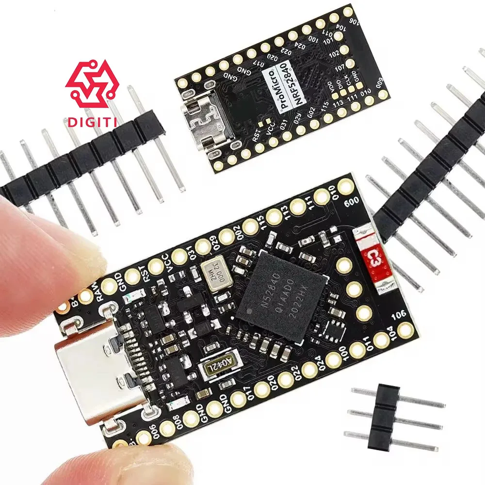 

​​ProMicro NRF52840 Development Board​​ with Nano V2.0 Compatible, Bluetooth 5.0 + USB-C Charging)