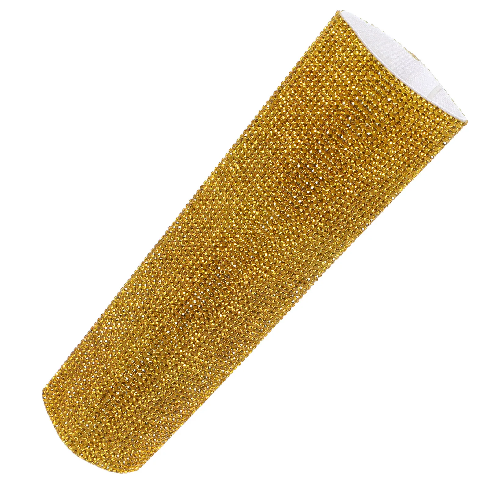 Penutup Mikrofon Berhias Rhinestone Plastik, Sarung Gagang Mic Untuk Mikrofon Nirkabel, Aksesoris Mikrofon