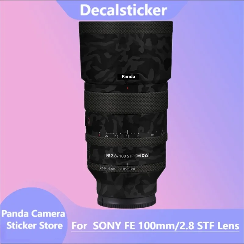 SEL100F28GM Camera Lens Sticker Coat Wrap Protective Film Body Decal Skin For Sony FE 100 F2.8 100mm 2.8 STF GM OSS 2.8/100