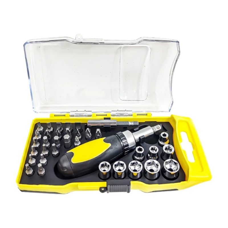 

Multi Tools Overdriver Set Ratchet Socket Wrench Comminte Tool Box Аппаратное аппаратное винтовое битовое наборы инструментов