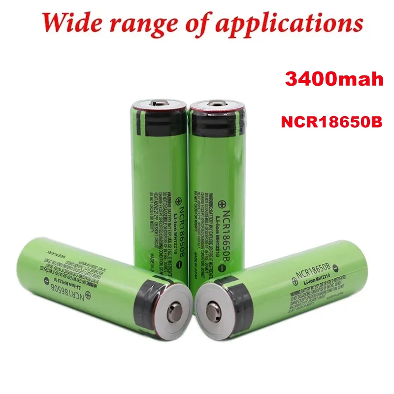 NEW Original Ncr18650B 3400mAh 20A Discharge Panasonic 3.7V 18650 Rechargeable Lithium Battery High Quality with Free Shipping