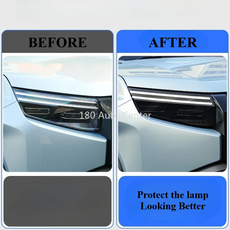BYD Formula Leopard TITAN 3 Front And Rear Lamp Films Black Light Film