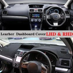 Dashboard Dash Mat Cover Leather Pad Sunshade Anti-UV Car Accessories For Subaru Levorg GT-S VM4 Legacy Impreza Wagon 2014-2021