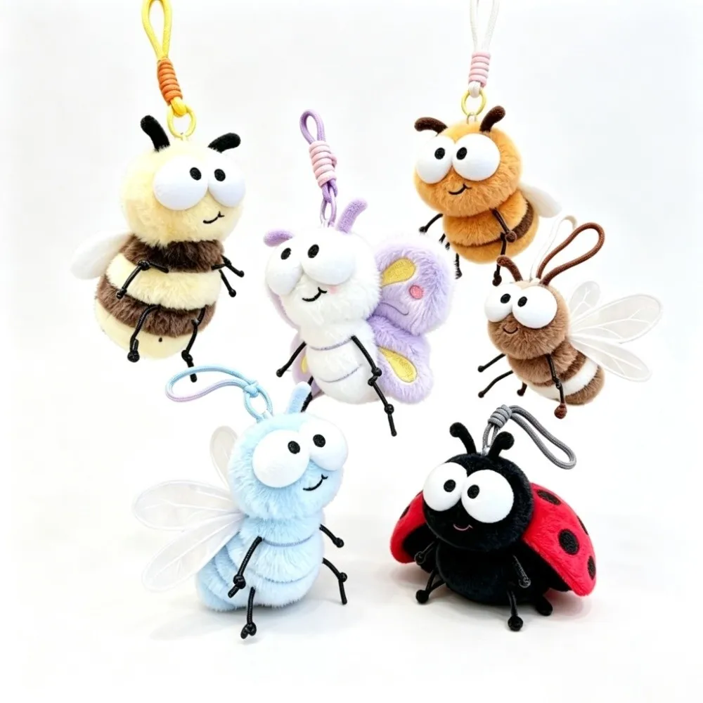 Material Stuffed Keychain Pendant Style Keychain Attachment Doll Pendant Miniature Size Series Collection