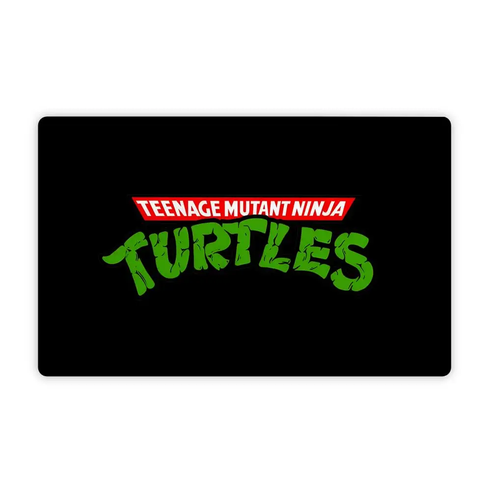 Weiche Flanell-Bodenmatte mit Cartoon-Motiv, Teenage Mutant Ninja Turtles, rutschfeste, saugfähige Fußmatte, für Badezimmer, Schlafzimmer, Heimdekoration, Teppich