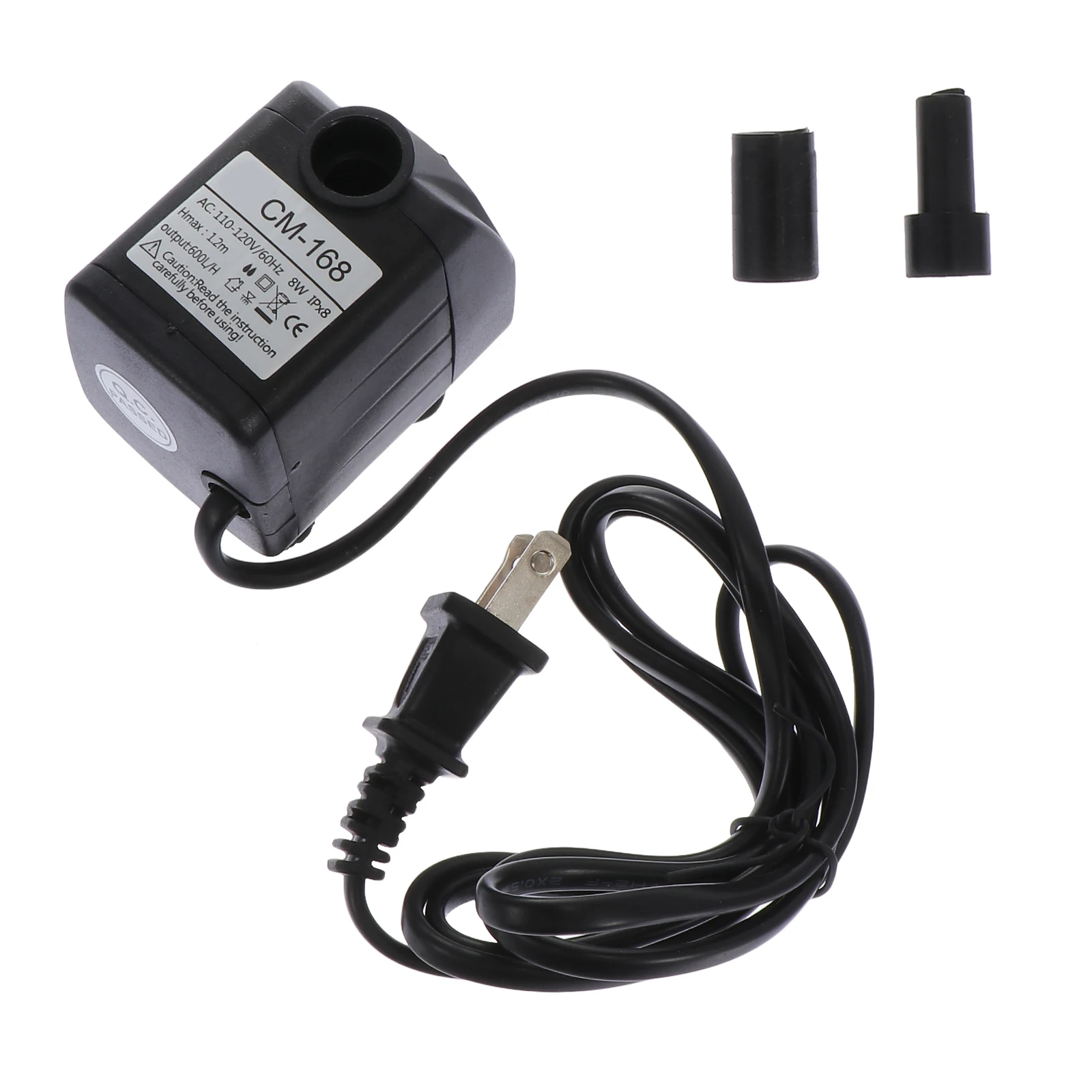 

Submersible Pump for Fish Tank Aquarium Water Pond Bowl Cleaning Circulation Mini Adjustable Flow Easy Install Ponds Fountains