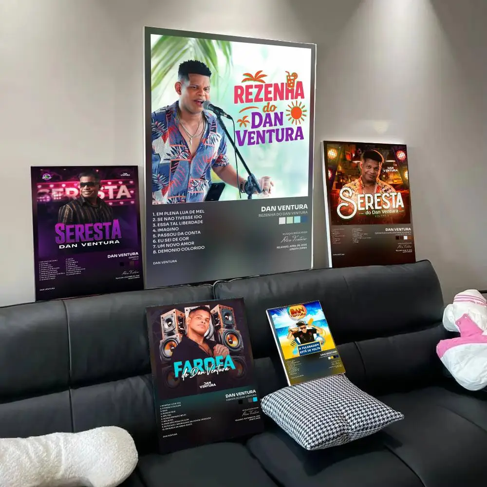 Singer D-Dan Ventura Poster Home Wall Decor Artwork Prints for Living Room Bedroom Apartment Decoration