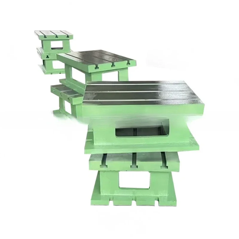 Rocker arm drilling table, cast iron T-slot square box, casting numerical control machine, heightening pad box machine