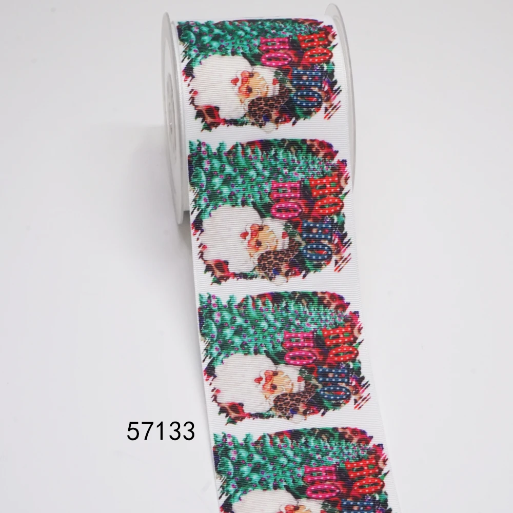 Tự Làm Hoạt Hình Giáng Sinh In Hình Grosgrain Nơ Cho Thủ Công Cung Cấp Phụ Kiện May Vá 5 Thước, Phẳng Nhựa 10 Miếng. 51171