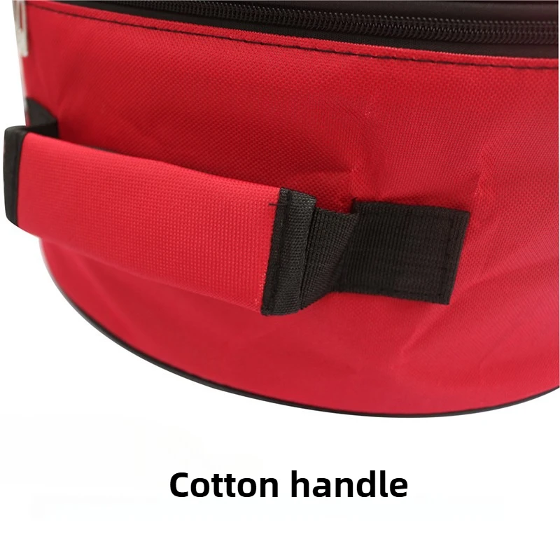 13/14 بوصة كمين طبل حقيبة المحمولة كمين طبل على ظهره أكسفورد القماش حزام الكتف حقيبة قرع أداة الملحقات #4